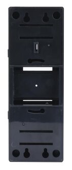 Zwarte miniverdeler MST-2 Leeg achter