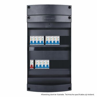 SEP Live-On Compact 1-fase groepenkast 40A, type LC42a-201200