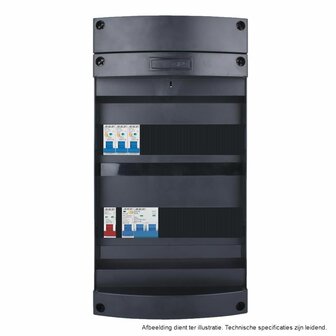 SEP Live-On Compact 1-fase groepenkast 40A, type LC42a-210300-F