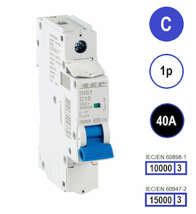 SEP InstallatieAutomaat C40 1P - INS1-1C40