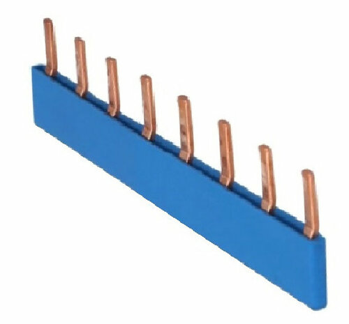 Kamrail 8 pin blauw