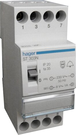 Hager Beltrafo ST303N 230V