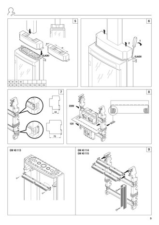 Lege Gewiss Verdeelkast 36 Modules IP65 · Gewiss GW40125 