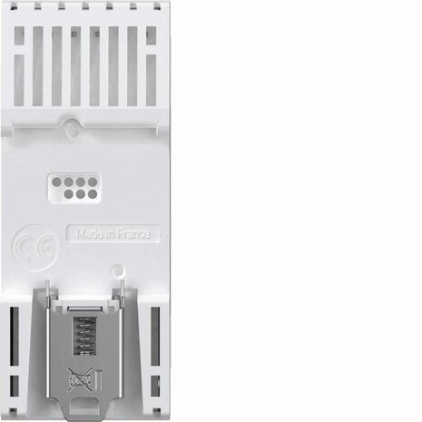 DIN rail achterkant Hager Programmaklok Digitaal EGN200