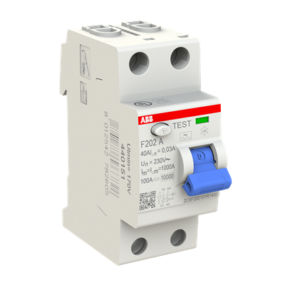 ABB Residual Current Circuit Breaker  - 2P - Type A - 30 mA - 40 A