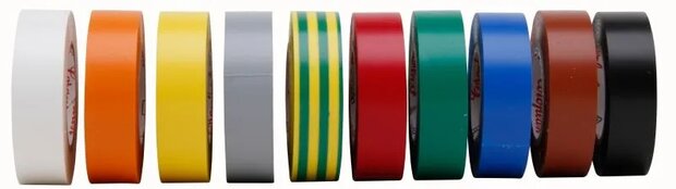 Isolatieband 0,15mm 10 rollen