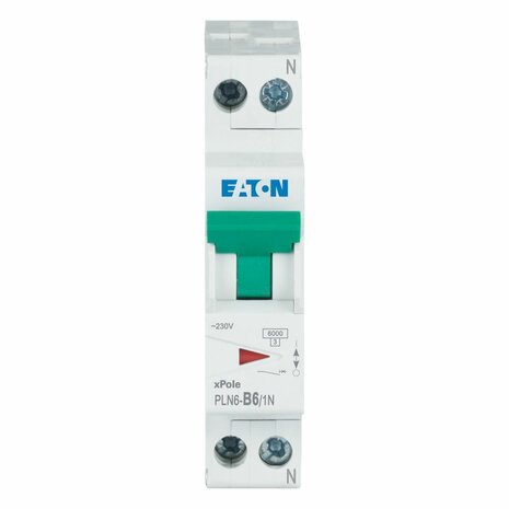 Eaton B6 InstallatieAutomaat 1P+N 6kA - 263161