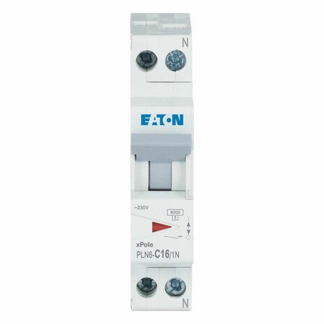 Eaton C16 InstallatieAutomaat 1P+N - Eaton 263174