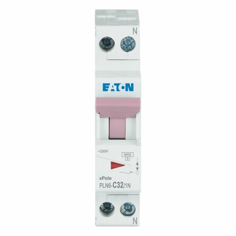 Eaton Installatie Automaat C32 - 2 Polig (1P+N) / 32 Ampére