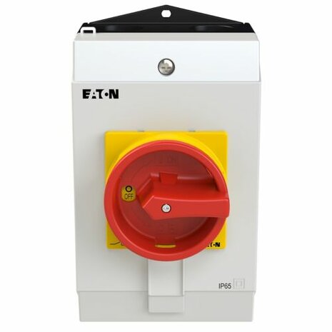 Voor Eaton Werkschakelaar 25A - 4 Polig / IP65 - P1-25/I2/SVB/N - 207298