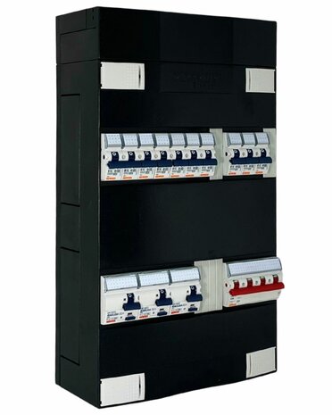 Gewiss-GroepenKast-3-Fase-10-Groepen-3als