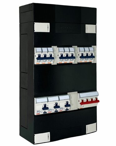Gewiss-GroepenKast-3-Fase-9-Groepen-3als