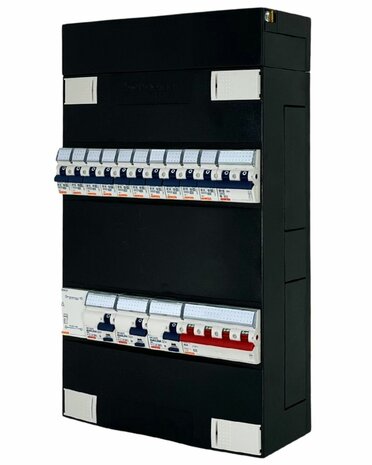 Gewiss-GroepenKast-3-Fase-10-Groepen-2P2N-Trafo-3als