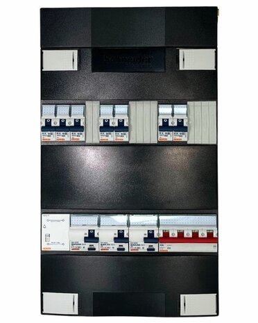 Gewiss GroepenKast 3 Fase 7 Groepen + Beltrafo (3 ALS)