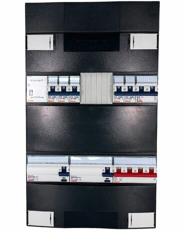 Gewiss GroepenKast 3 Fase 5 Groepen + 2P+2N Fornuisgroep + Beltrafo
