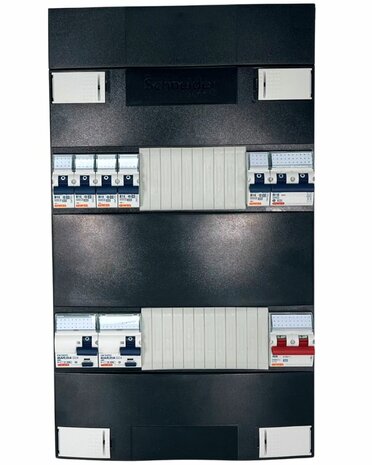 1 Fase Gewiss Groepenkast 5 Groepen, fornuisgroep 2P+2N