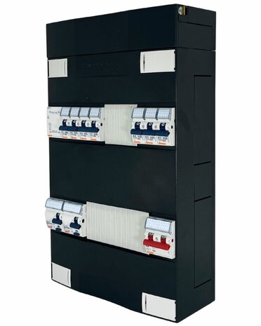Gewiss GroepenKast 1 Fase 7 Groepen + Beltrafo (2 ALS)
