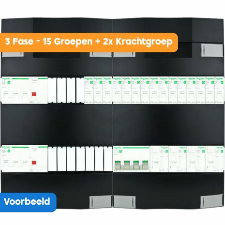 Zelf groepenkast samenstellen Schneider