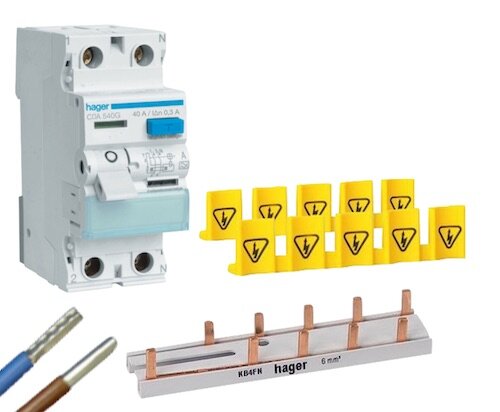 Hager CDA540G aardlekschakelaar