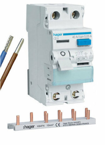 Hager AardlekSchakelaar CDA540G