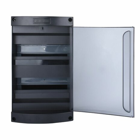 SEP Livion DB-224 lege groepenkast 24 modules deur open