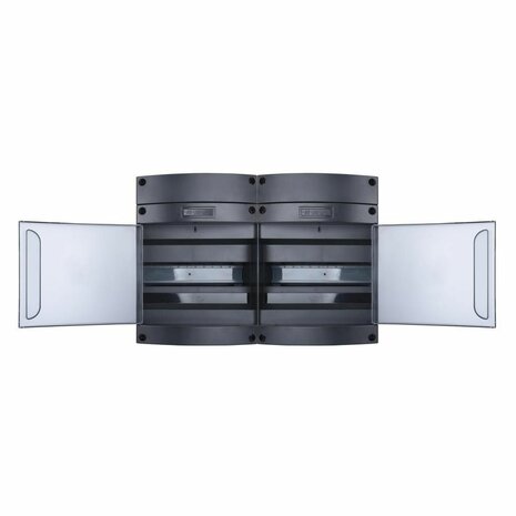 SEP Livion DB-124E lege groepenkast 24 modules deur open