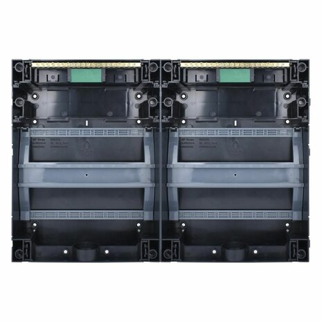SEP Livion DB-124E lege groepenkast 24 modules binnenkant