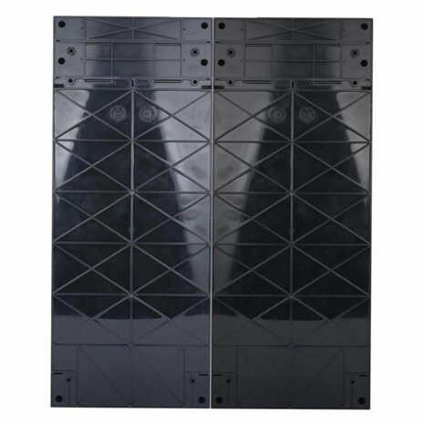 SEP Livion DB-372E lege groepenkast 72 modules achterzijde