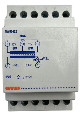 Gewiss Beltransformator 30VA - GW96432