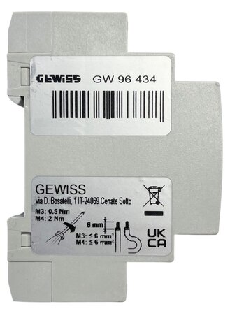 Gewiss-beltransformator-40VA-GW96434