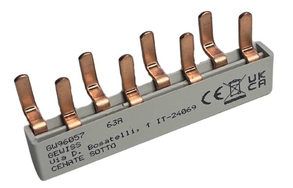 Gewiss kamrail - 4x 1P+N installatie automaten (4 modules) - GW96057