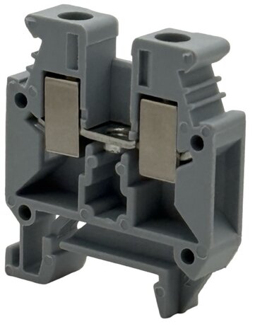 SEP MRK4-G mini rijgklem grijs 0,2-4 mm&sup2; voor TS15 DIN-rail