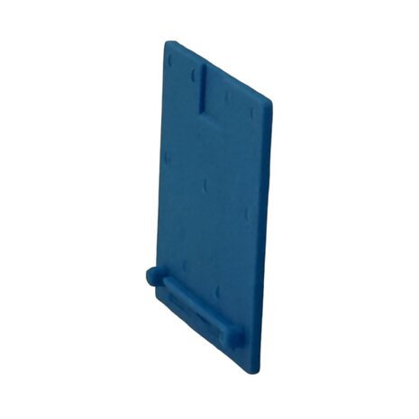 SEP MRK4-BU-E eindplaat blauw