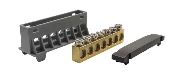 SEP AST16-75 verdeelblok zwart