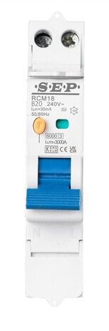 SEP smalle B20&nbsp;aardlekautomaat 1P+N (30mA) - 20A