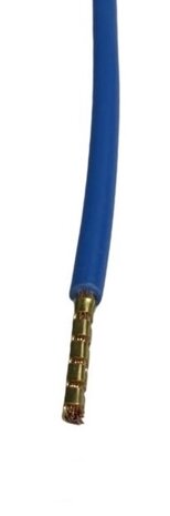 Blauwe 6mm2 groepenkast bedrading