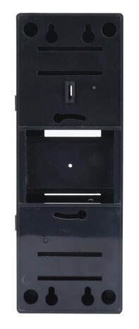 Zwarte miniverdeler MST-2 Leeg achter