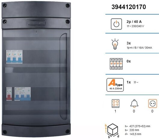 SEP Live-On Compact - LC40, grp.verd, DB224, HS2, 3xALA, 1xALS, 1xINS-2N