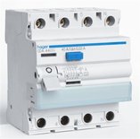 CDA440G Hager 40A AardlekSchakelaar 4 Polig 30mA Klasse A