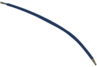 Soepele Draad VDS 4mm2 Blauw compleet 220mm
