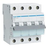 Hager MBN616E - B16 Installatie Automaat 3P+N