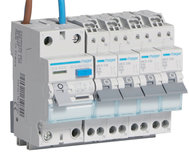 Hager VKS04COMBI - Aardlek CDA540G + 4 Automaten MKS516