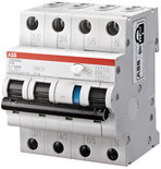 ABB AardlekAutomaat (100mA) B16 (3P+N) DS203NC B16