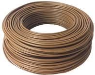 2,5mm2 Installatiedraad Bruin - 100 M - VD H07V-U Eca - 185162