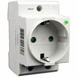 SEP contactdoos (+LED) 2P+PE DIN-module - CWCD-GI