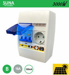 Compacte PV verdeler SEP 1 Fase (1x B16 ALA 100mA + 1 ALA 30mA + 1 WCD) | 0% BTW