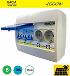 PV verdeler Gacia 1 Fase (1 ALA B20 30mA +1 ALA 30mA + 2 WCD) | 0% BTW