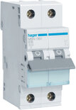 Hager MBN540E - B40 Installatieautomaat 2P (1P+N / 6kA)