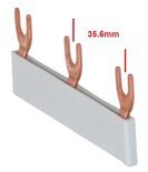 Kamrail 3 Vork - 1 fase (35,6mm)