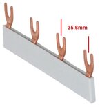 Kamrail 4 Vork - 1 fase (35,6mm)